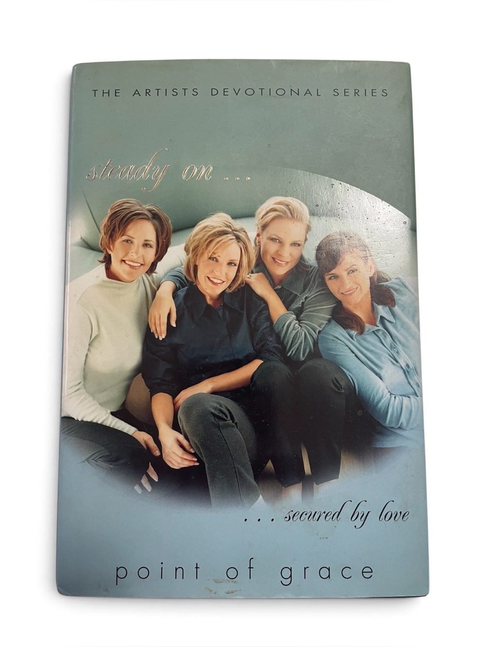 Point of Grace “Steady On” Inspirational  Book - Blue/Gray
